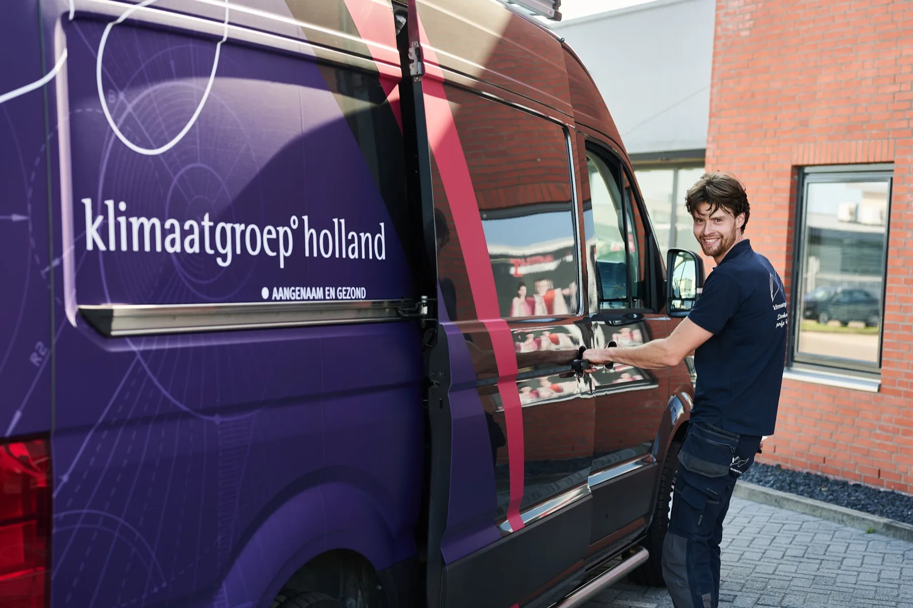 Servicebus van Klimaatgroep Holland