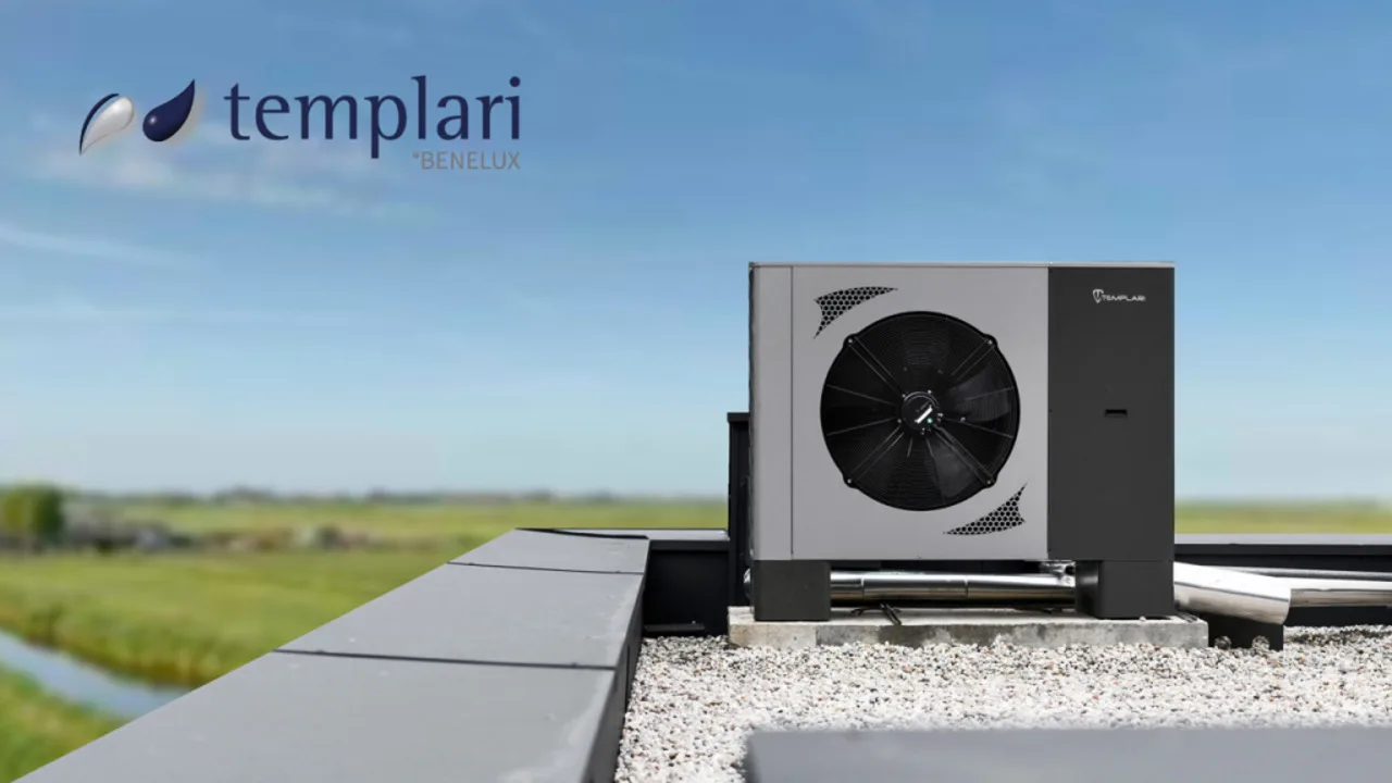 De warmtepomp°heater van Templari Benelux